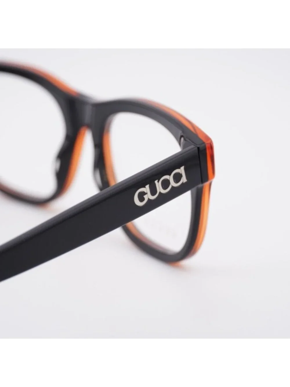 Gucci GG1796O 007 Eyeglasses Black/Red 55mm Square Frame